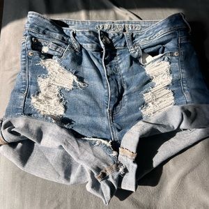 American eagle jean shorts